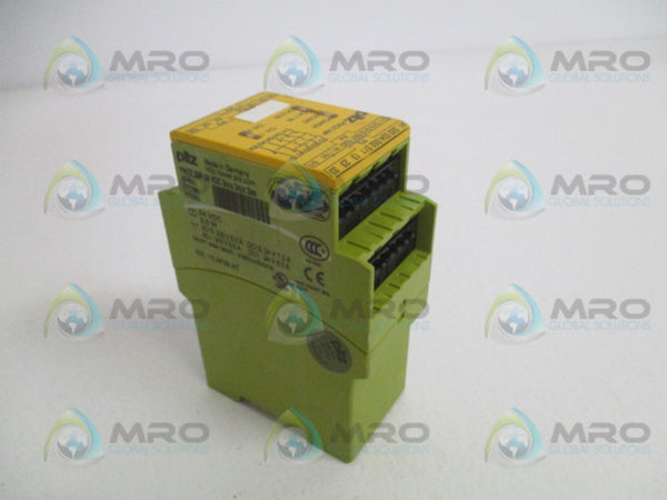 PILZ PNOZX8P24VDC3N/O2N/C2SO SAFETY RELAY UNMP
