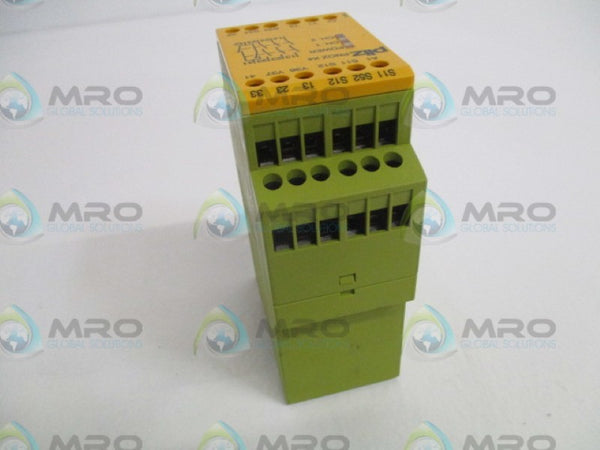 PILZ PNOZ-X4-230VAC-3N/O-1N/C SAFETY RELAY UNMP
