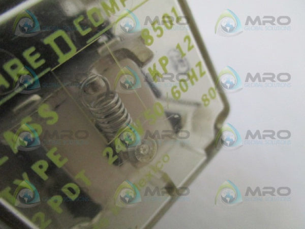 SQUARE D 8501-KP12 RELAY 240V (AS PICTURED) UNMP