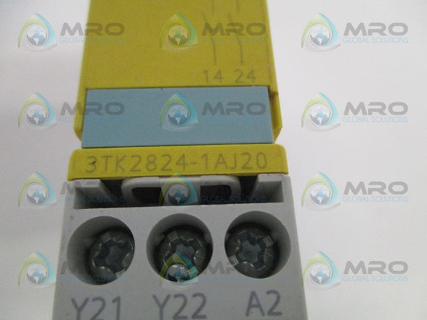 SIEMENS 3TK2824-1AJ20 SAFETY RELAY 115VAC (AS PICTURED) NSNP