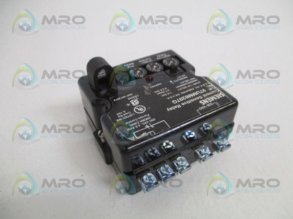 SIEMENS 97UMM0207G CURRENT SENSITIVE RELAY UNMP