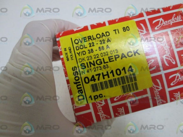 DANFOSS OVERLOAD RELAY TI 80  047H1014  NSMP