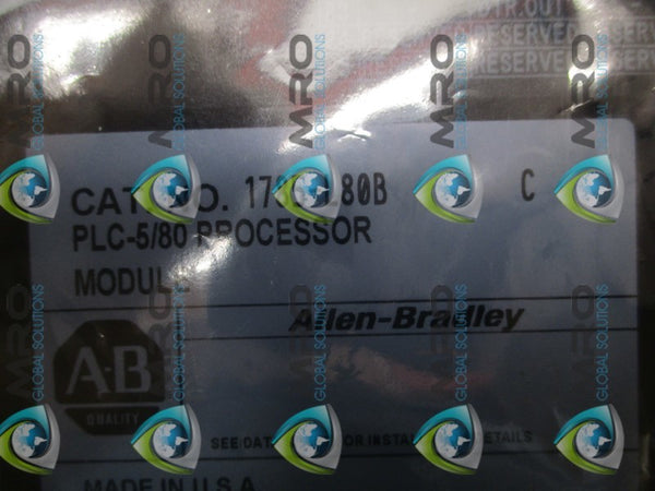 ALLEN BRADLEY 1785-L80B SER. C F/W U.2 REMAN