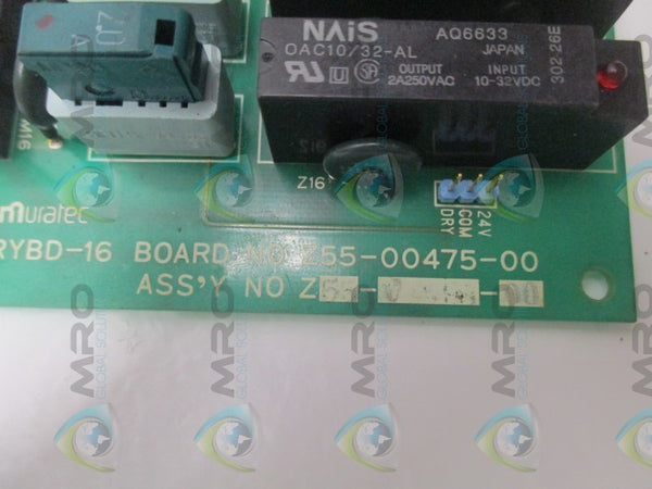 MURATEC Z55-00475-00 RELAY BOARD UNMP