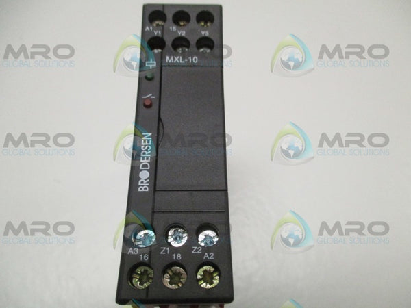 BRODERSEN MXL-10.924 LIQUID LEVEL RELAY 24VDC NSMP