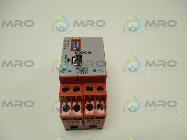 BROYCE CONTROL M3DOM TIME DELAY RELAY NSMP