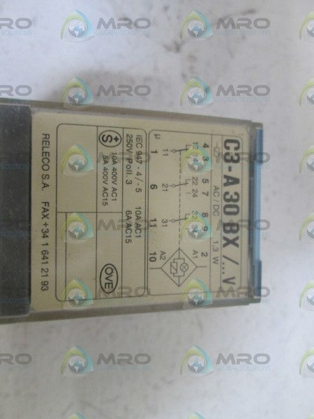 LOT OF 4 TUCK RELAY ADC 24V C3-A 30 BX  UNMP