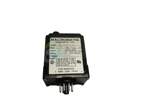 MARCOMATIC SS-50522-02 RELAY TIMER 0.03-1SEC.  NSNP