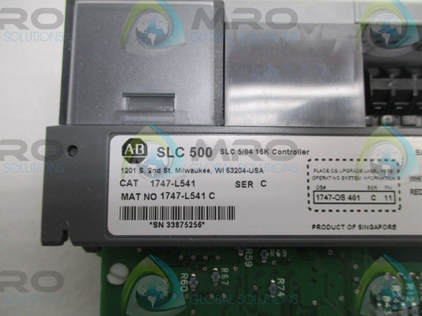ALLEN BRADLEY 1747-L541 SER. C F/W 11 (NO KEY) UNMP