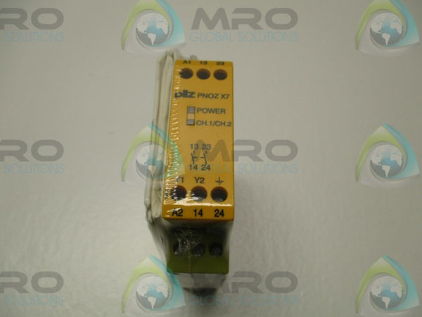 PILZ PNOZ-X7-110VAC-2N/O SAFETY RELAY  NSMP