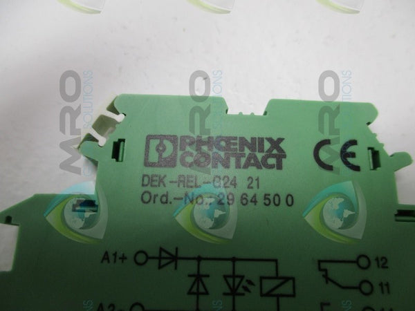 PHOENIX CONTACT DEK-REL-G2421 TERMINAL BLOCK RELAY  NSNP
