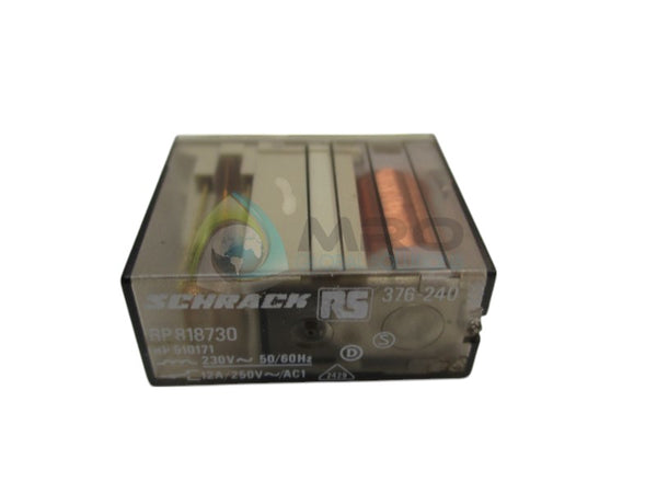 SCHRACK RP818730 376-240 RELAY 230V  UNMP