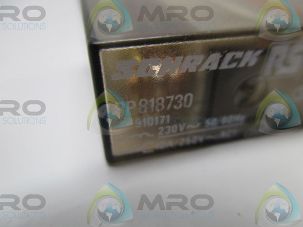 SCHRACK RP818730 376-240 RELAY 230V  UNMP
