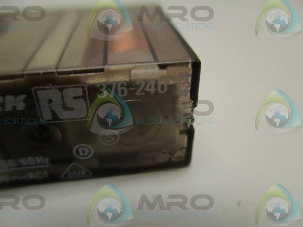 SCHRACK RP818730 376-240 RELAY 230V  UNMP
