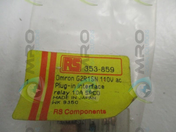 OMRON G2RN-1-SN 353-859 RELAY 110VAC  NSMP