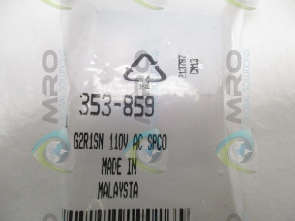 OMRON G2R-1-SN(S) 353-859 RELAY 110VAC  NSMP