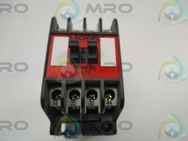 SCHIELE HL40DC/80DC/100DC CONTACTOR RELAY 24VDC  NSNP