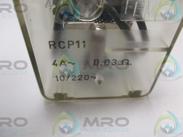 FEME RCP11 RELAY 220V 0.03OHMS  UNMP