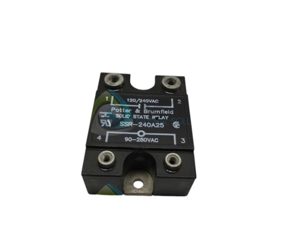 POTTER & BRUMFIELD SSR-240A25 SOLID STATE RELAY 120/240VAC  UNMP
