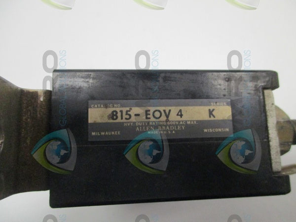 ALLEN BRADLEY 815-EOV4 SER. K OVERLOAD RELAY  UNMP