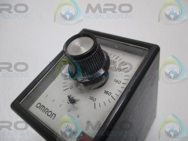 OMRON STP-MND-AD-UA TIME DELAY RELAY 180s  UNMP