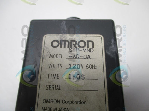 OMRON STP-MND-AD-UA TIME DELAY RELAY 180s  UNMP