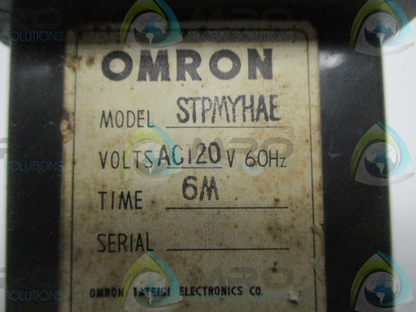 OMRON STPMYHAE TIME DELAY RELAY 6m  UNMP