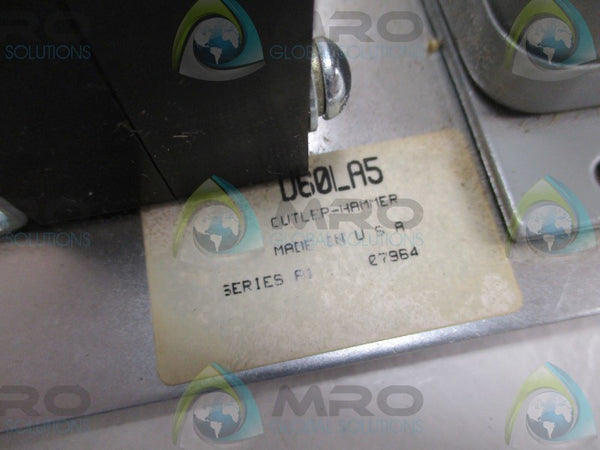 CUTLER HAMMER D60LA5 CURRENT RELAY (AS PICTURED)  NSNP