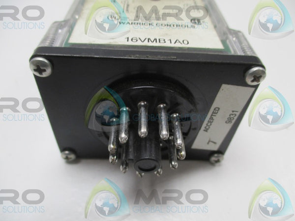 WARRICK CONTROLS 16VMB1A0 LEVEL CONTROLLER RELAY 120VAC  UNMP