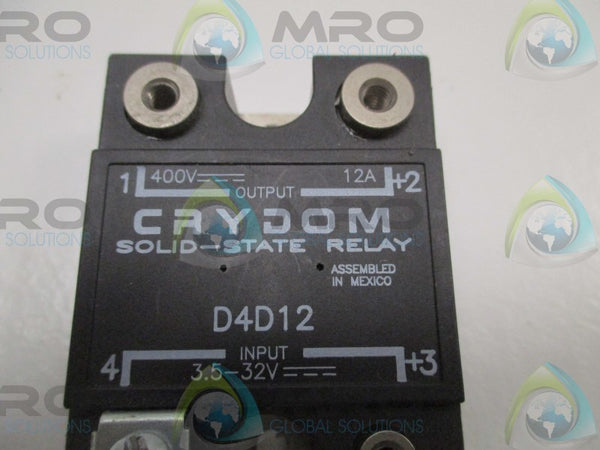 CRYDOM D4D12 SOLID STATE RELAY  UNMP