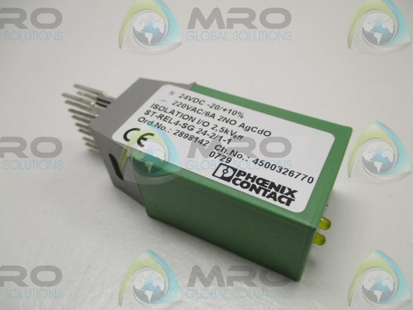 PHOENIX CONTACT ST-REL4-SG24-2/1-1 RELAY CONTACTOR  NSNP