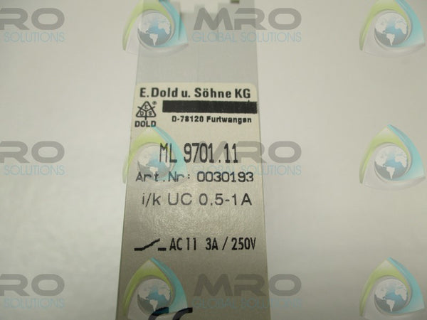 E.DOLD & SOHNE ML9701.11 RELAY 0.5-1A  NSNP
