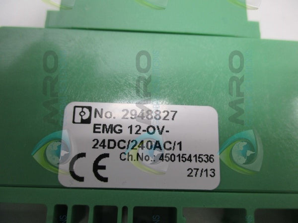 PHOENIX CONTACT EMG12-OV-24DC/240AC/1 SOLID STATE RELAY  NSNP