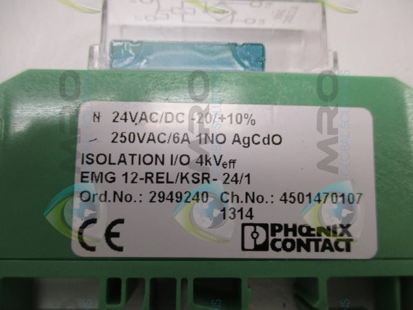 PHOENIX CONTACT EMG12-REL/KSR-24/1 RELAY MODULE  NSNP
