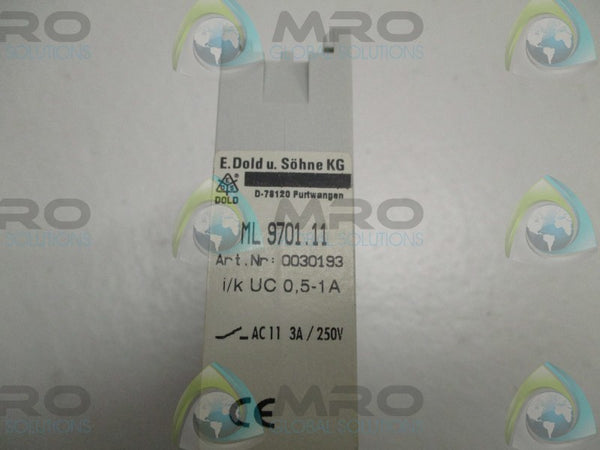 E.DOLD & SOHNE ML9701.11AC/DC0,5-1A RELAY  NSMP