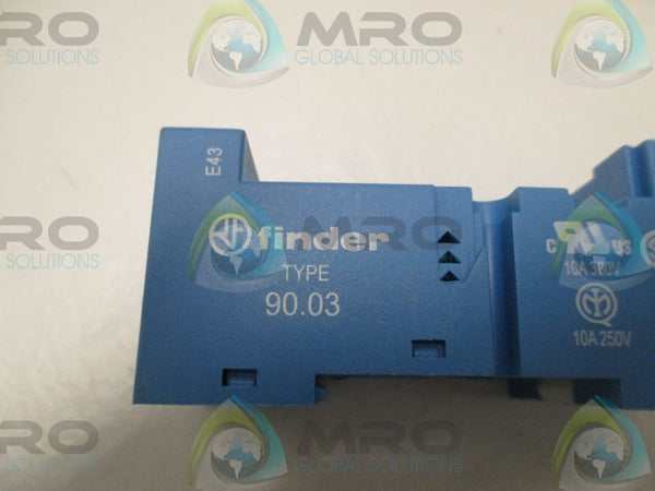 FINDER 90.03 RELAY SOCKET  NSNP