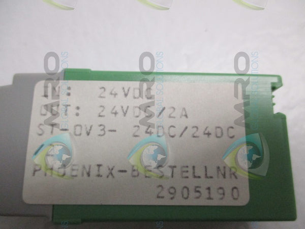 PHOENIX CONTACT ST-OV3-24DC/240DC/2 SOLID STATE RELAY  NSNP