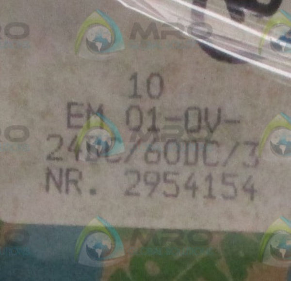 PHOENIX CONTACT EM01-OV-24DC/60DC/3 SOLID STATE RELAY  NSNP