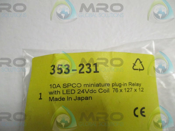 IDEC RH1BL-RS-DC24 353-231 RELAY 24VDC  NSMP