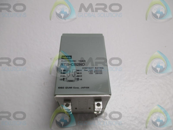 IDEC RTB-CB2ND TIME-DELAY RELAY 9.99sec.  NSMP