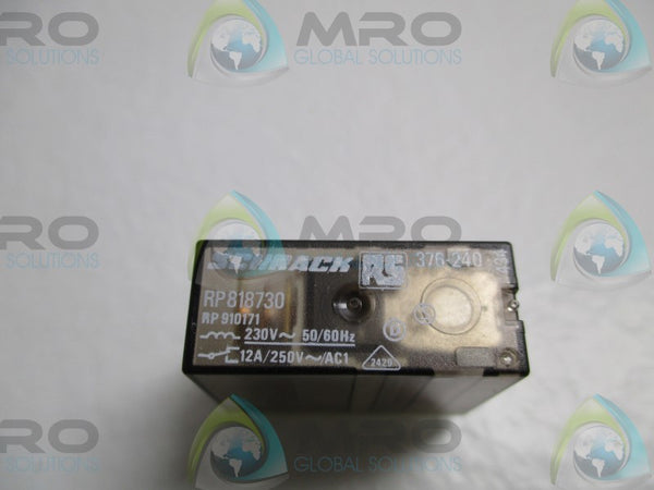 SCHRACK RP818730 376-240 RELAY 230V  NSNP