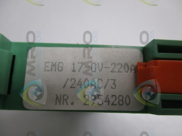 PHOENIX CONTACT EMG17-OV-220A/240AC/3 2954280 SOLID STATE RELAY  NSNP