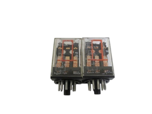 LOT OF 2 NTE ELECTRONICS, INC. RELAY R02-14D10-24 NSNP