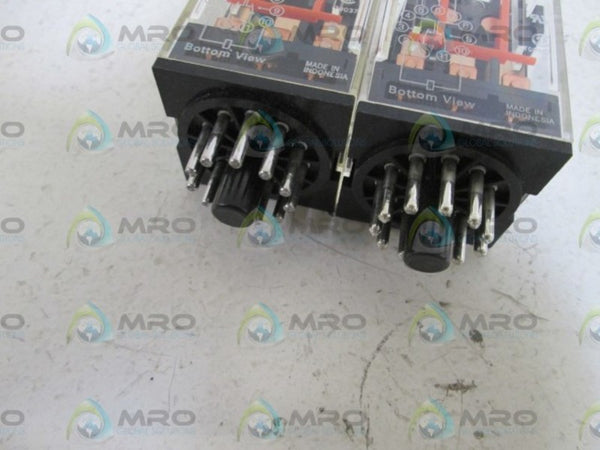 LOT OF 2 NTE ELECTRONICS, INC. RELAY R02-14D10-24 NSNP