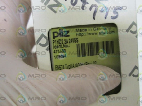 PILZ SAFETY RELAY P1HZ/2 2A 120VAC NSMP