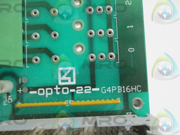 OPTO 22 G4PB16HC CHANNEL RACK UNMP
