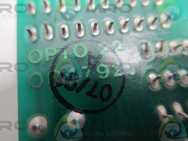 OPTO 22 001792J TERMINATOR BOARD ASSEMBLY UNMP