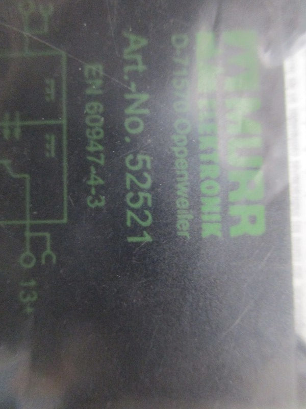 MURR ELEKTRONIK 52521 OPTO COUPLER MODULE NSMP