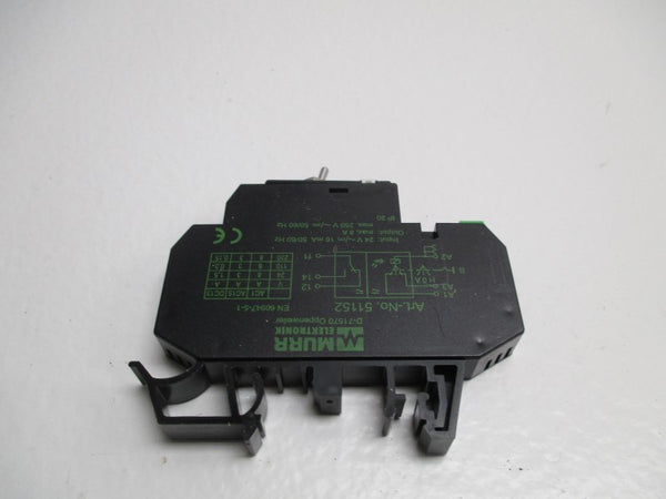 MURR ELEKTRONIK 51152 TOGGLE SWITCH OUTPUT RELAY NSMP