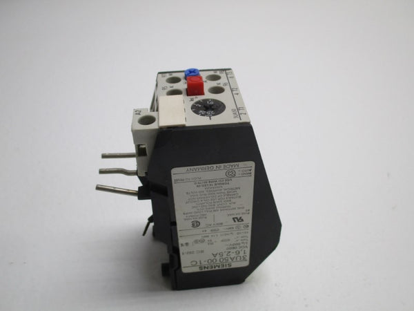 SIEMENS 3UA5000-1C OVERLOAD RELAY 1,6-2,5A (AS PICTURED) UNMP